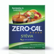 Adoçante Zero Cal Stevia Pó c/ 50 Envelopes