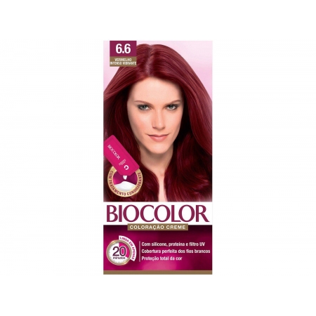 Tinta de Cabelo Biocolor - Vermelho Intenso Vibrante 6.6