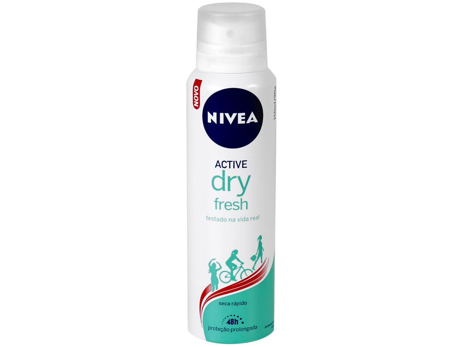 Desodorante Nivea Dry Fresh Aerossol - Antitranspirante Feminino 150ml