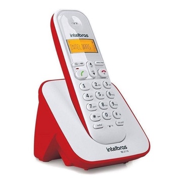 Telefone Sem Fio Intelbras Ts 3110 Vermelho