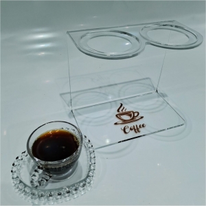 Suporte Duplo - Mini Coador de Café em Acrílico Cristal