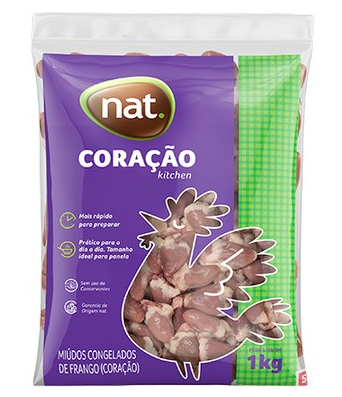Coraçãozinho de Frango Nat 01 kg  - Açougue Casa Carne