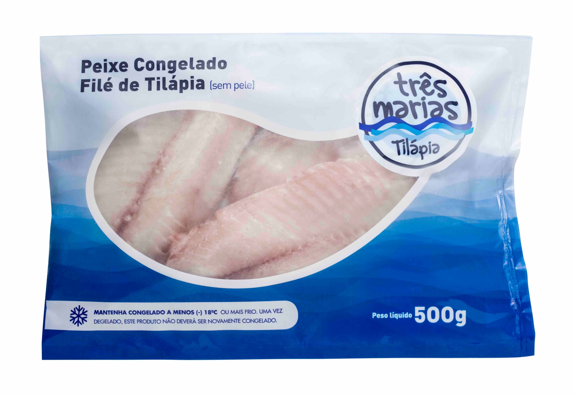Filé de Tilápia Três Marias - 500 grs  - Açougue Casa Carne