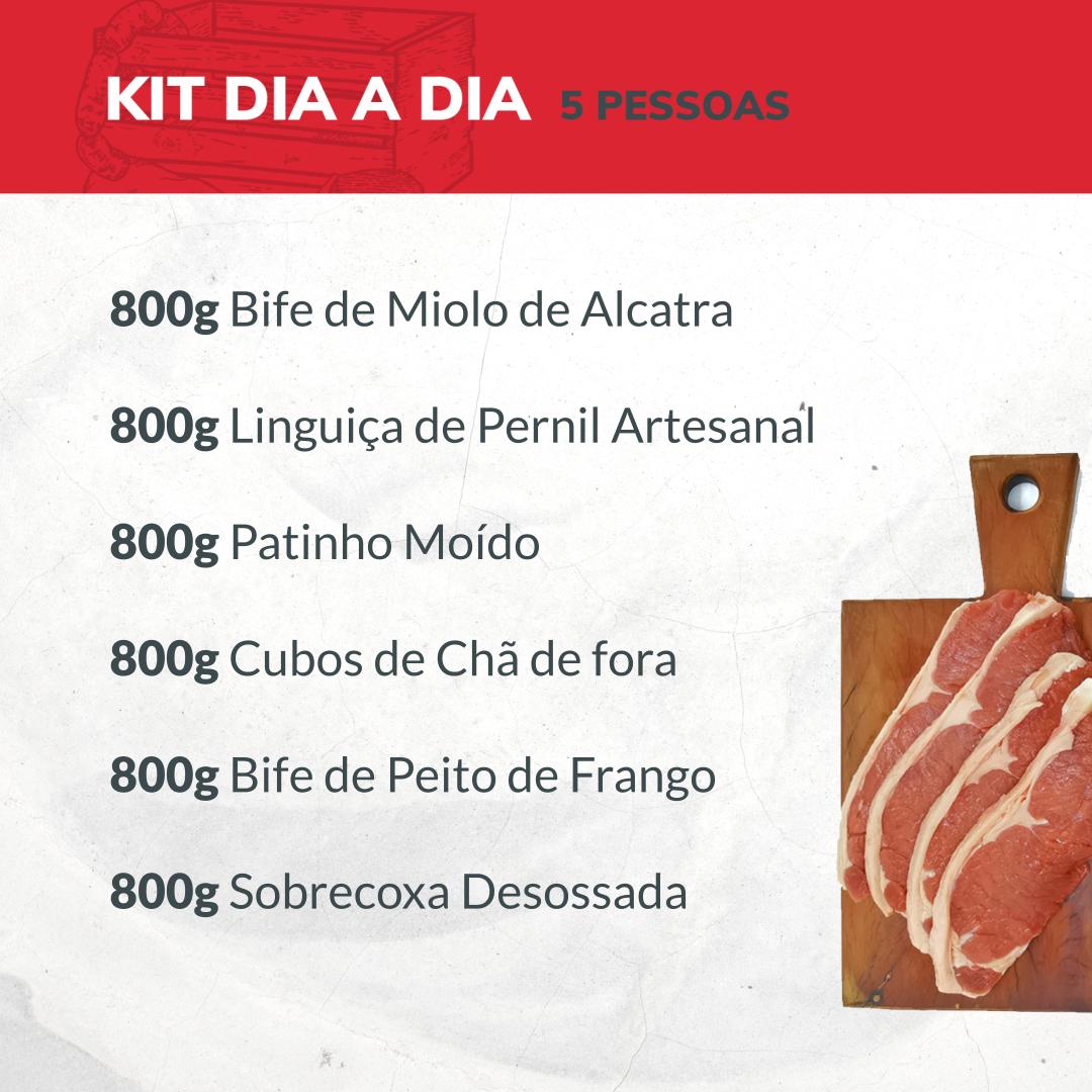 Kit Dia a Dia - 05 Pessoas  - Açougue Casa Carne