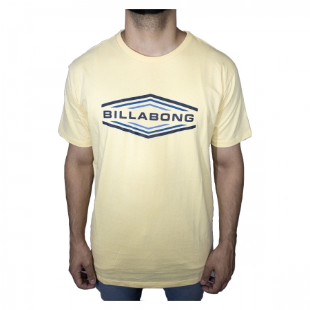Camiseta Billabong Walled One - Amarelo