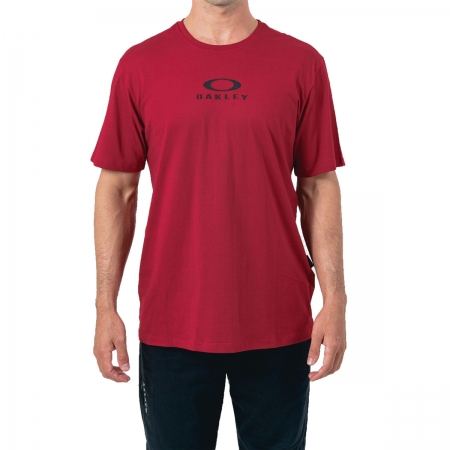 Camiseta Oakley Bark New Tee - New Crimson