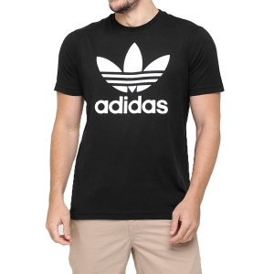 Camiseta Adidas Trefoil - BLACK/WHITE - Foto 0