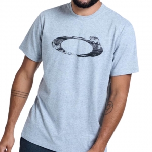 Camiseta Oakley Ellipse Frog - HEATHER/GREY - Foto 2