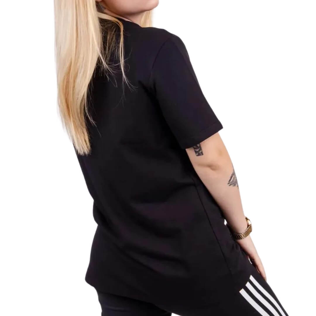 Camiseta Feminina Adidas Trefoil - BLACK - Foto 3