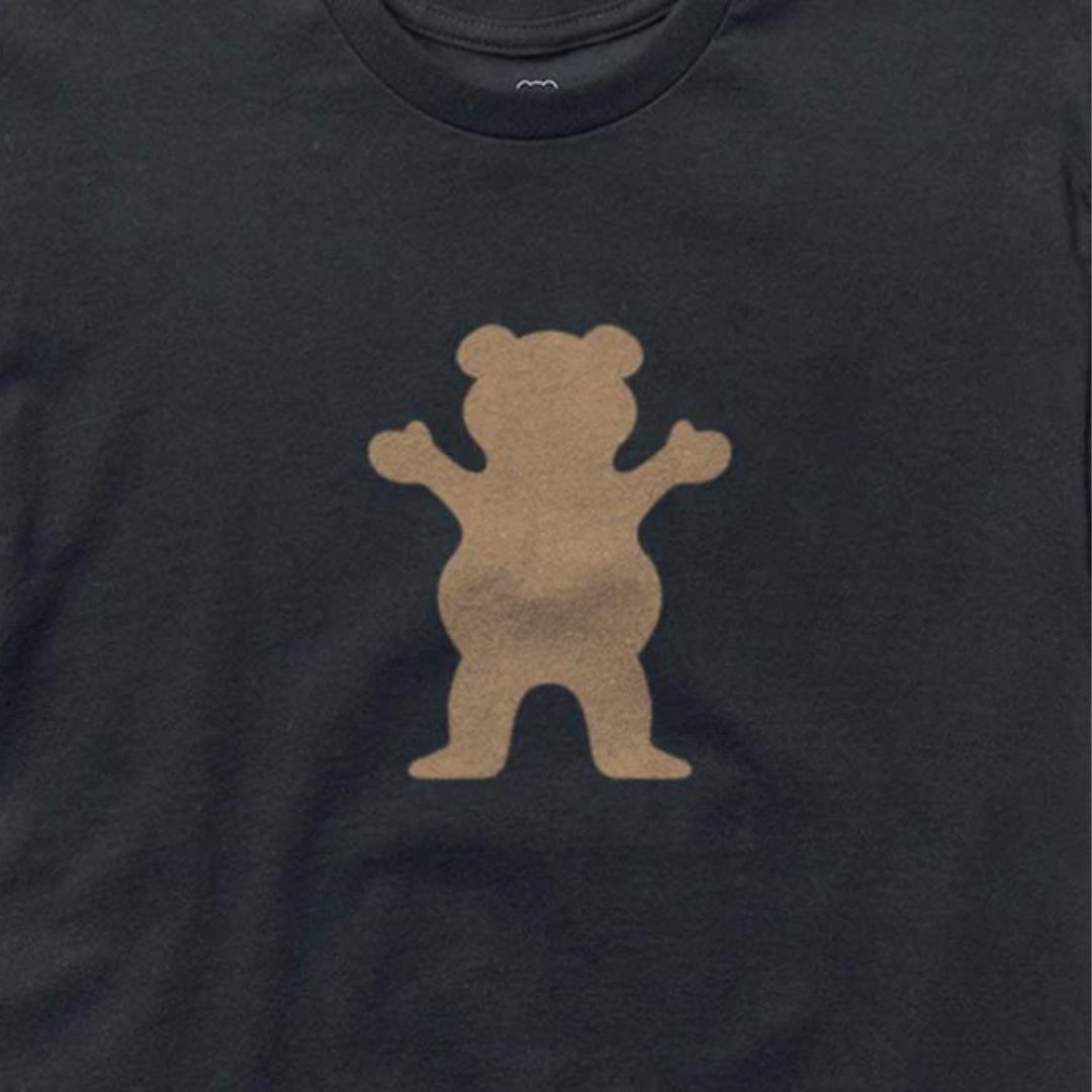 Camiseta Grizzly OG Bear Tee - BLACK - Foto 1