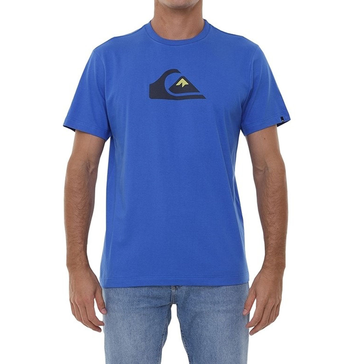 Camiseta Quiksilver Comp Logo - Azul