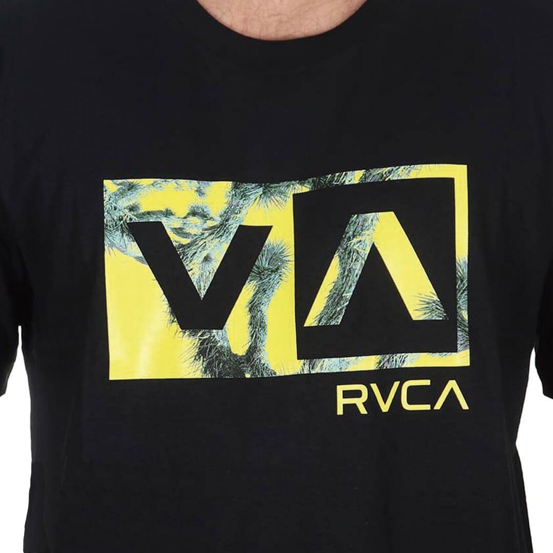 Camiseta Rvca Balance Box II - PRETO - Foto 1