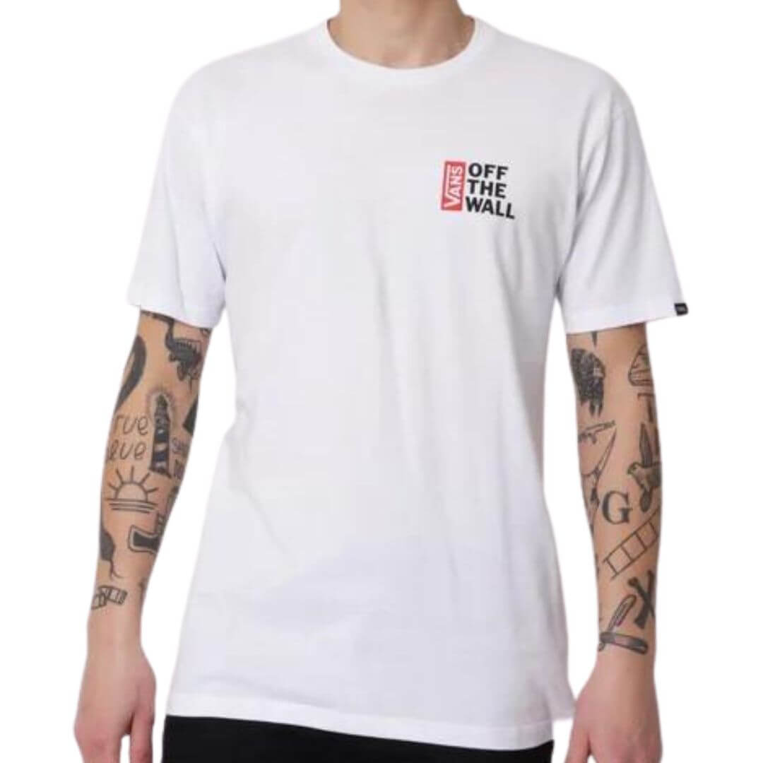Camiseta Vans Off The Wall Classic - WHITE - Foto 0