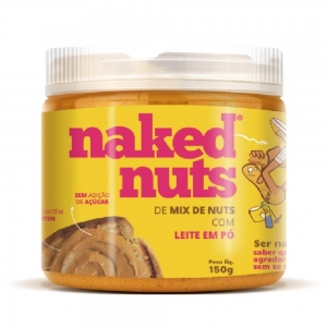 Pasta de Mix de Nuts com Leite em Pó 150g - Naked Nuts