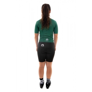 Camisa Ciclismo Feminina Basic Bolinhas Verde Bandeira
