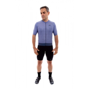 Camisa Ciclismo Masculina Aero Linho Azul