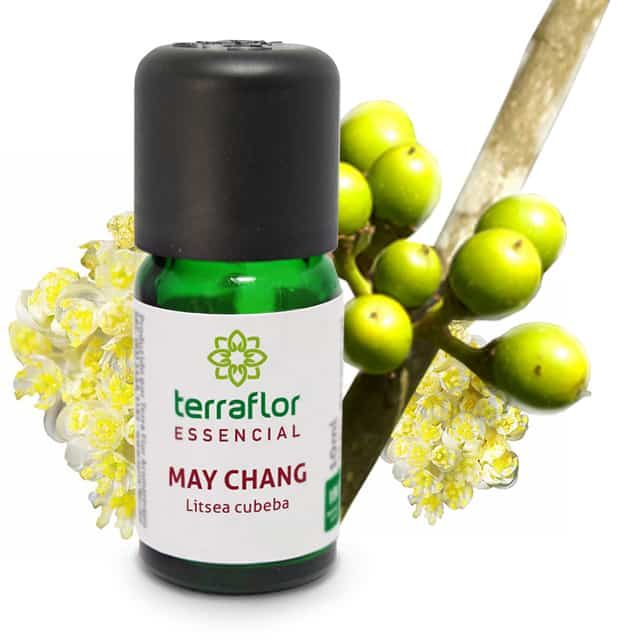 Óleo Essencial de May Chang Terra Flor 10ml - Mercanatu - Produtos Veganos e Naturais