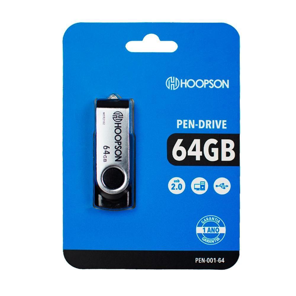 PEN DRIVE HOOPSON 64GB (PEN-001-64)