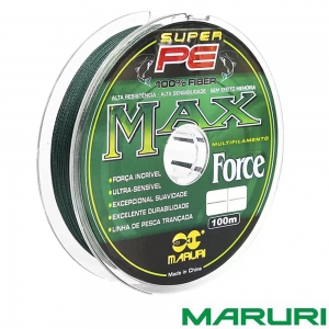 Kit 10 Linhas Maruri Multifilamento Max Force 0,23mm 30lbs 13kg 1000mts