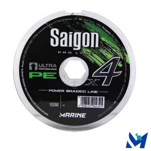 Linha Marine Multifilamento Saigon X4 Ultra Performance 0,28mm 40lbs Green