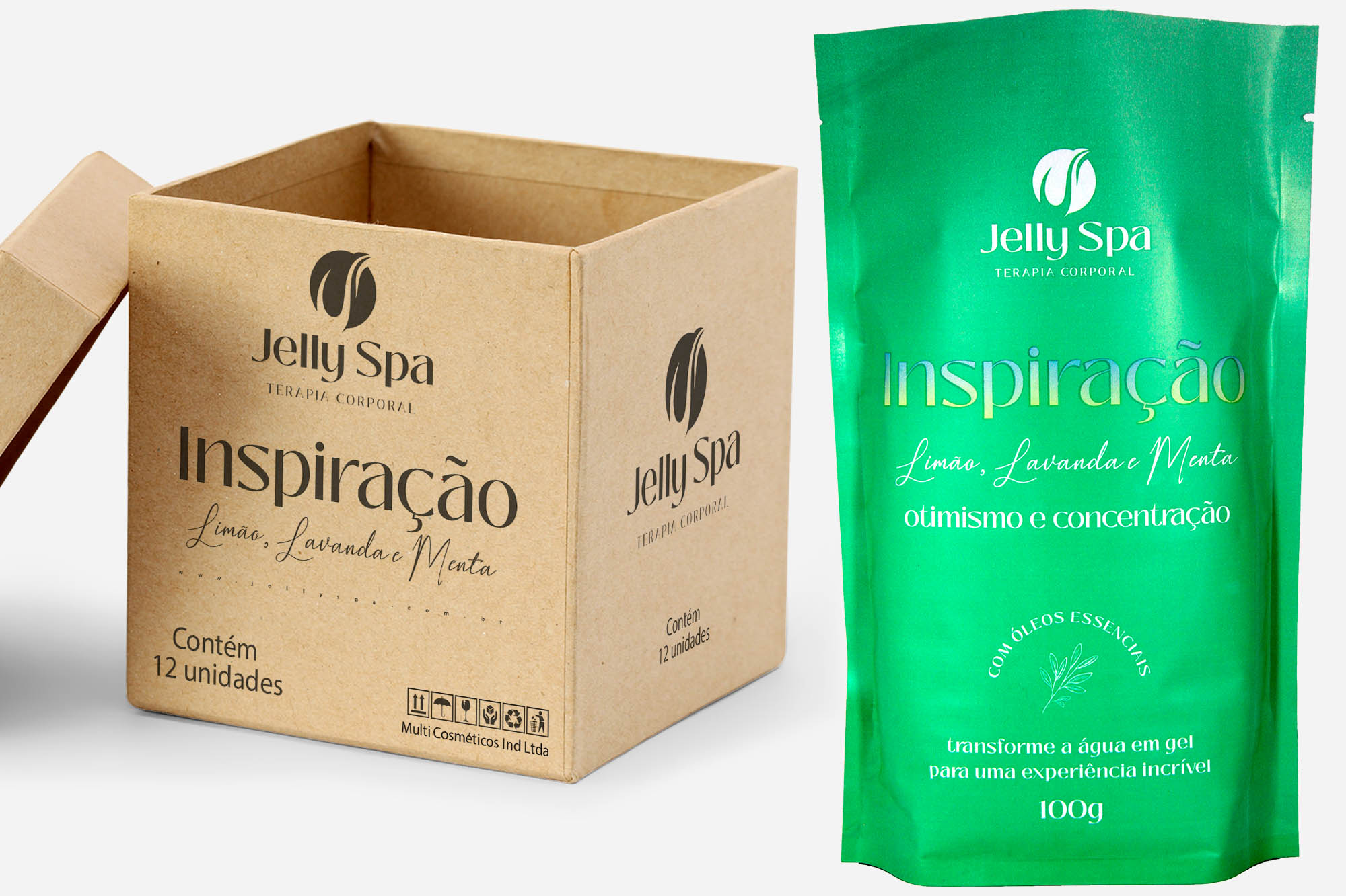 Jelly Spa Inspiração - Caixa c/ 12 - 10% Desconto