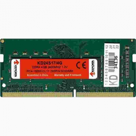 MEMORIA NOTEBOOK DDR4 4GB PC2400 KEEPDATA KD24SN17 4G 1 2V