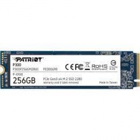 SSD PATRIOT P300 256GB M 2 PCIE NVME GEN 3 X4