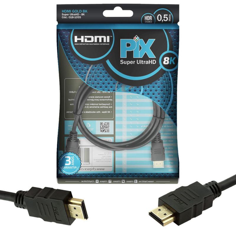 CABO HDMI CLASSIC 2 1 8K HDR 19P 50CM PIX 018 1055 BAG