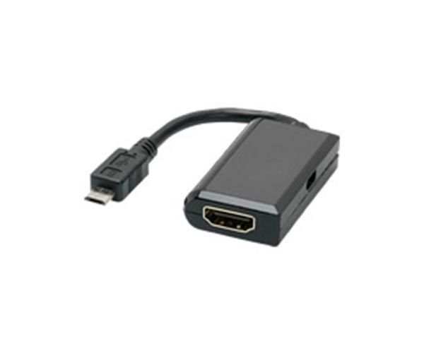 CABO HDMI F PARA MICRO USB V8 MACHO 10CM