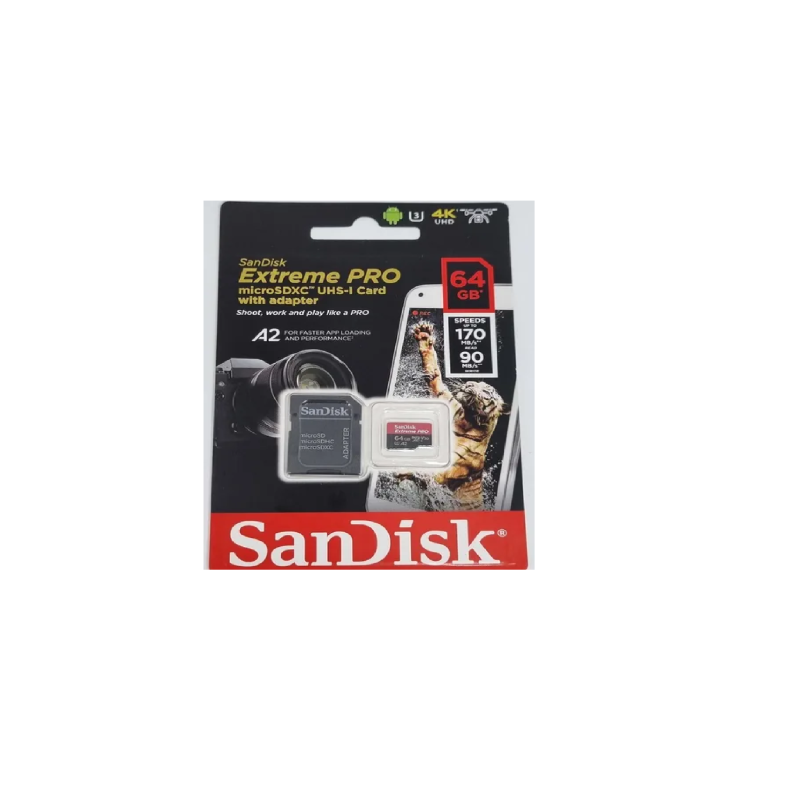 CARTAO DE MEMORIA MICROSDXC 64GB SANDISK EXTREME PRO
