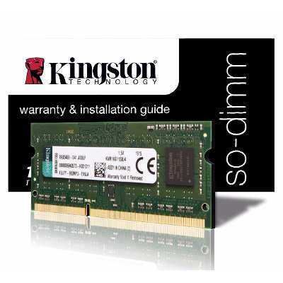 MEMORIA NOTEBOOK DDR3 8GB PC1333 KINGSTON 1 5V
