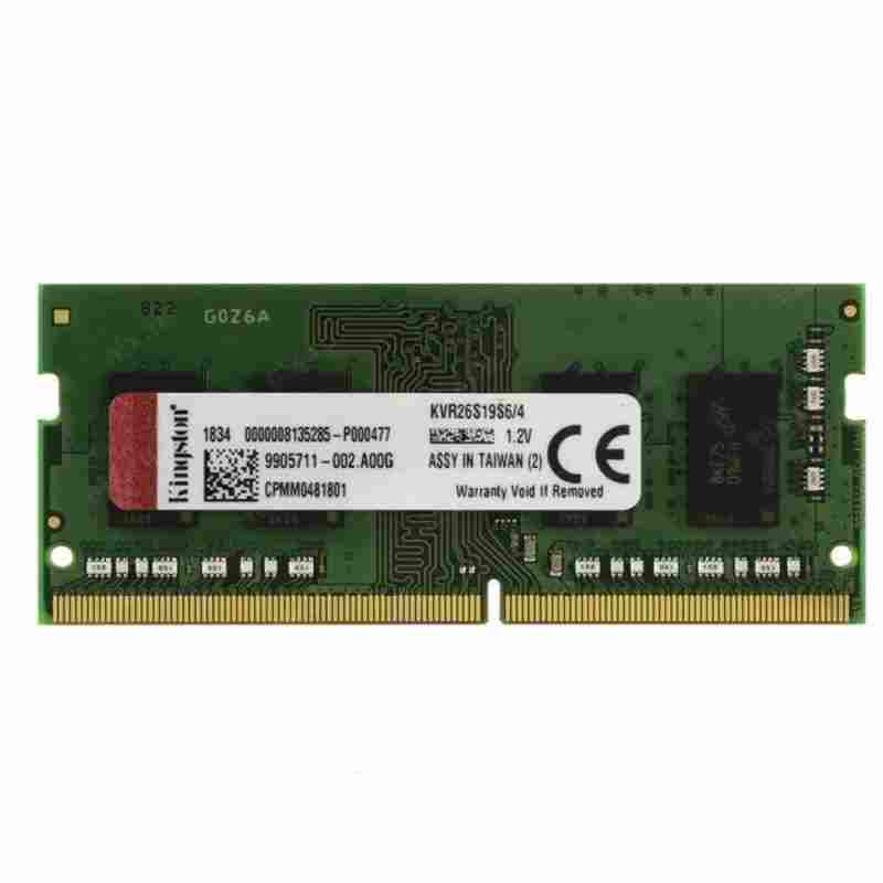 MEMÓRIA NOTEBOOK DDR4 4GB PC2666 KINGSTON 1.2V