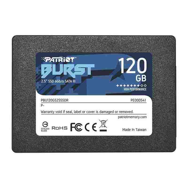 SSD 120GB PATRIOT BURST 560-540 MBS PBU120GS25SSDR