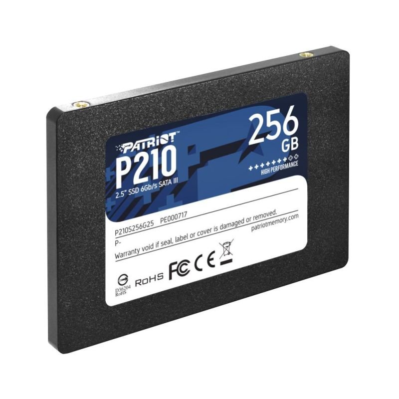 SSD 256GB PATRIOT P210 500 - 460MBS P210S256G25