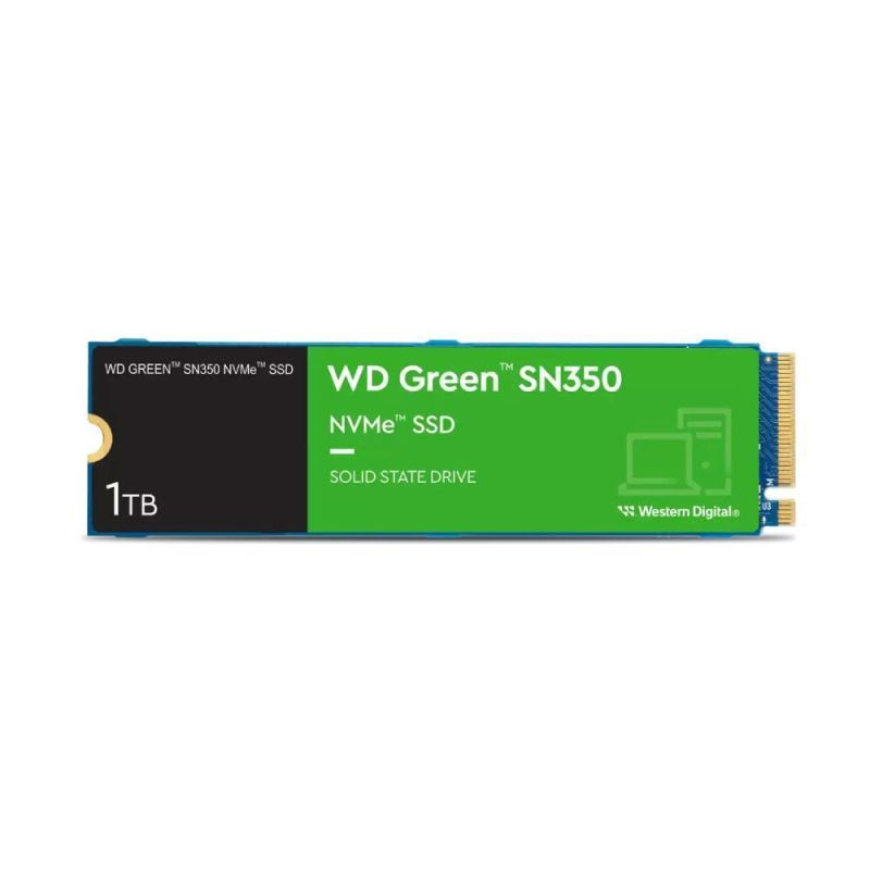 SSD WD GREEN SN350 1TB M.2 2280, NVME 2400- 1850MBS, WDS100T2G0C-00CDH0