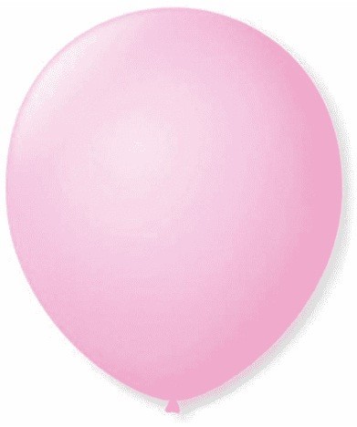Balão Liso 7,0 Imperial Rosa Baby (50 Unidades) - São Roque