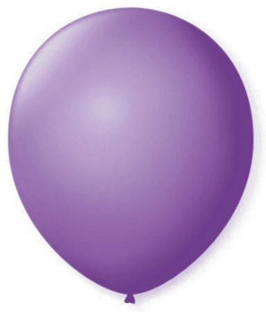 Balão Liso 7,0 Imperial Roxo Amestista (50 Unidades) - São Roque