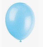 Balão Liso Basic 6,5 Azul Claro (50 Unidades) - São Roque