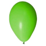 Balão Liso Basic 6,5 Verde Claro (50 Unidades) - São Roque
