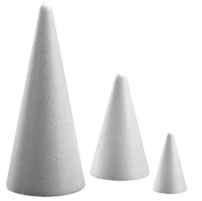 Cone de Isopor 180 x 80 mm - Styroform