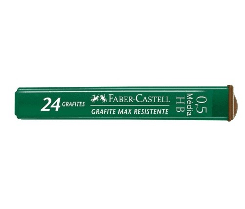 Grafite 0,5 HB 12 Tubos Com 24 Grafites - Faber Castell