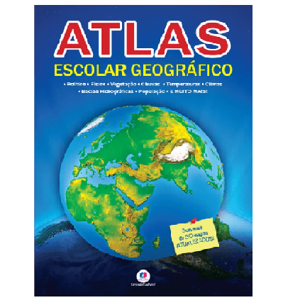 Livro - Atlas Escolar Com 32 Páginas