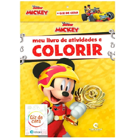 Livro De Atividades E Colorir - Mickey Com Giz
