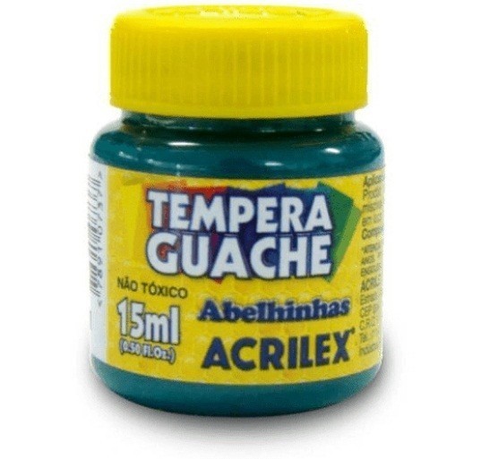 Tinta Guache VERDE BANDEIRA 15ml 511 - Acrilex