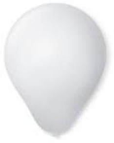 Balão Liso Basic 6,5 Branco (50 Unidades) - São Roque