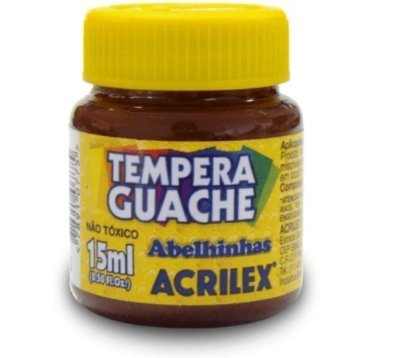 Tinta Guache MARROM 15ml 531 - Acrilex