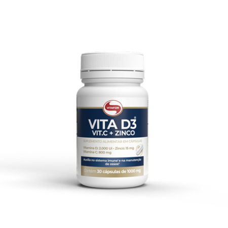 Vita D3 + C + Zinco Vitafor