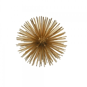 Bola Decorativa em Metal Dourada 21 cm