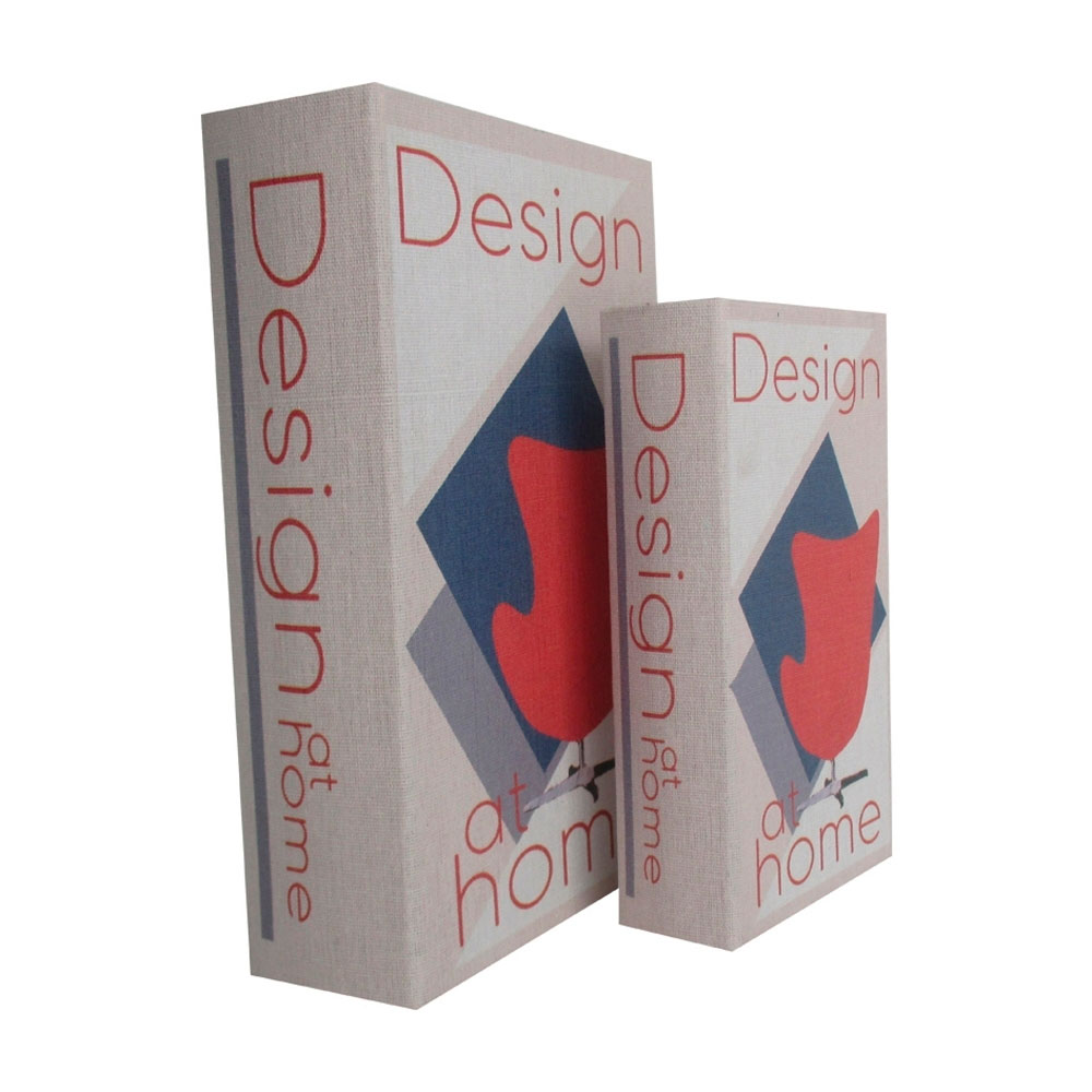 Conjunto de Caixas Livro em Madeira Design at Home