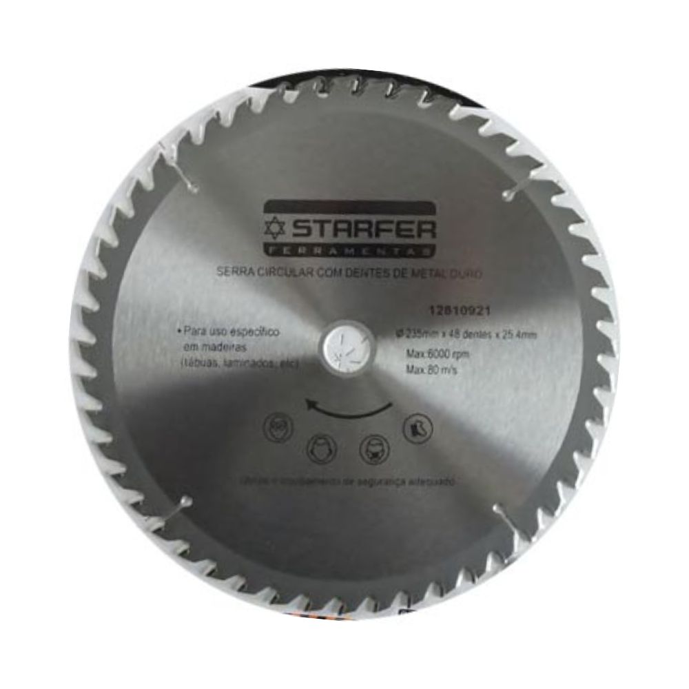 Serra Circular Widea Starfer 235mm x 48 Dentes